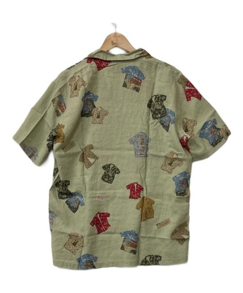 PAPAS ISLAND（パパス アイランド）PAPAS ISLAND (パパスアイランド) 半袖シャツ ライトグリーン サイズ:Mの古着・服飾アイテム