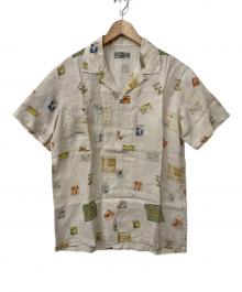 PAPAS ISLAND（パパス アイランド）の古着「半袖シャツ」｜ライトピンク