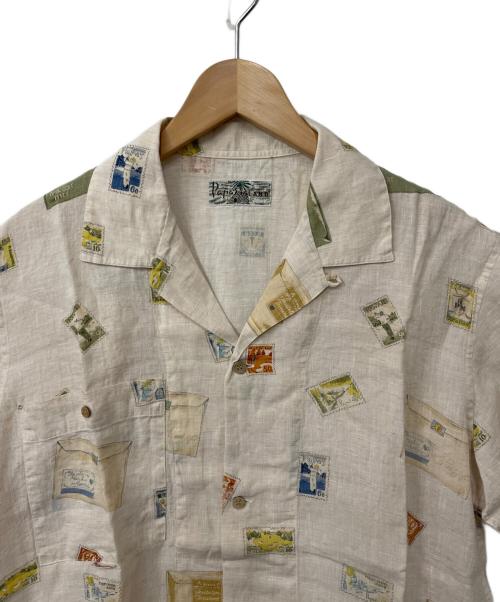 PAPAS ISLAND（パパス アイランド）PAPAS ISLAND (パパスアイランド) 半袖シャツ ライトピンク サイズ:Mの古着・服飾アイテム