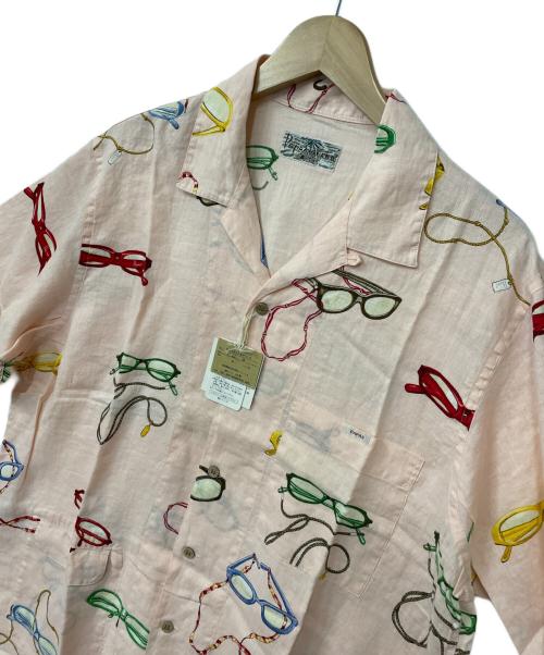 PAPAS ISLAND（パパス アイランド）PAPAS ISLAND (パパス アイランド) 半袖シャツ ピンク サイズ:Mの古着・服飾アイテム