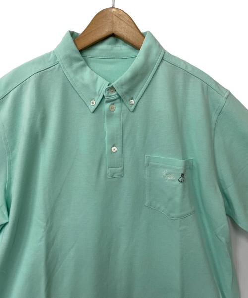 PAPAS PLUS（パパスプラス）PAPAS PLUS (パパスプラス) ポロシャツ ライトグリーン サイズ:Lの古着・服飾アイテム