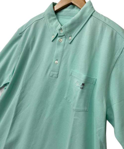 PAPAS PLUS（パパスプラス）PAPAS PLUS (パパスプラス) ポロシャツ ライトグリーン サイズ:Lの古着・服飾アイテム