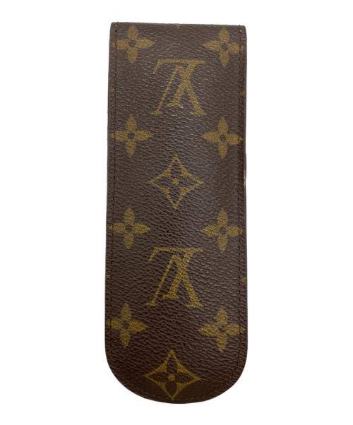 LOUIS VUITTON（ルイ ヴィトン）LOUIS VUITTON (ルイ ヴィトン) メガネケース ブラウンの古着・服飾アイテム