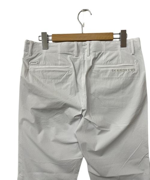 St ANDREWS（セントアンドリュース）St ANDREWS (セントアンドリュース) ゴルフウェア(パンツ) ホワイト サイズ:Lの古着・服飾アイテム