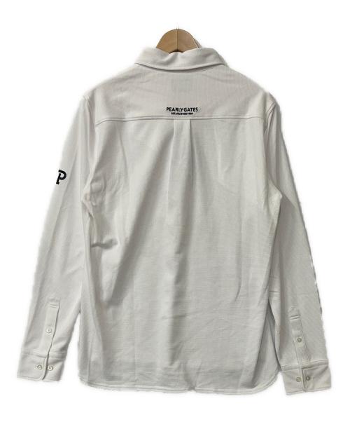 PEARLY GATES（パーリーゲイツ）PEARLY GATES (パーリーゲイツ) ゴルフウェア(トップス) ホワイト サイズ:５の古着・服飾アイテム