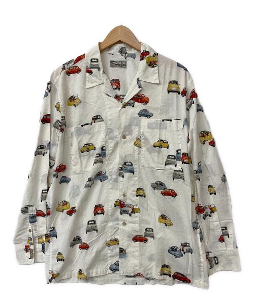 PAPAS ISLAND（パパス アイランド）PAPAS ISLAND (パパス アイランド) オープンカラーシャツ ホワイト サイズ:Mの古着・服飾アイテム
