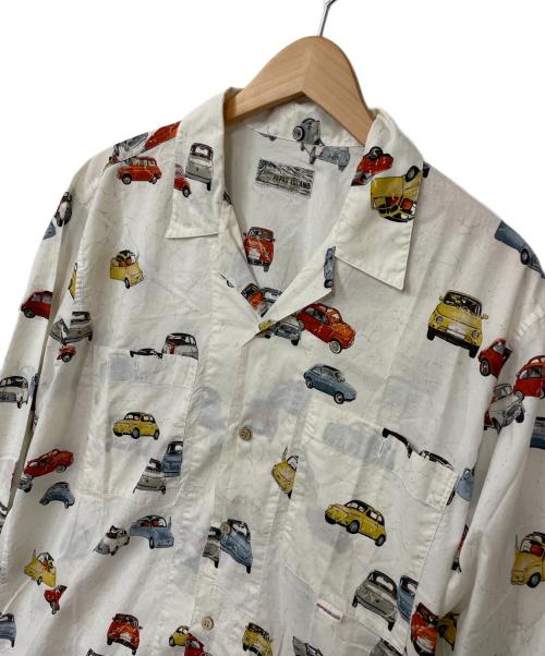 PAPAS ISLAND（パパス アイランド）PAPAS ISLAND (パパス アイランド) オープンカラーシャツ ホワイト サイズ:Mの古着・服飾アイテム