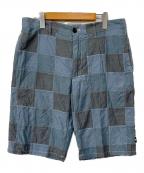 stussyステューシー）の古着「ハーフパンツ」｜ブルー