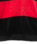中古・古着 SUPREME (シュプリーム) ハーフジップスウェット ブラック×レッド サイズ:L：9000円