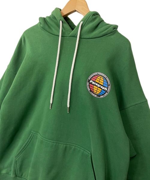 paragraph（パラグラフ）paragraph (パラグラフ) プルオーバーパーカー グリーン サイズ:3の古着・服飾アイテム
