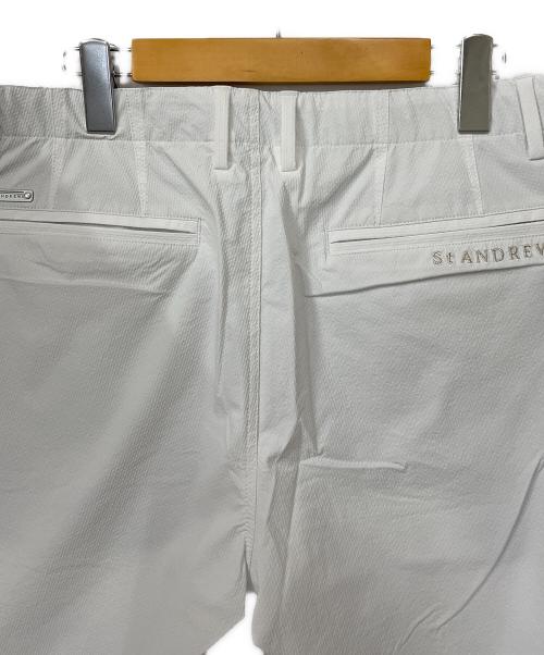 St ANDREWS（セントアンドリュース）St ANDREWS (セントアンドリュース) ゴルフパンツ ホワイト サイズ:Lの古着・服飾アイテム