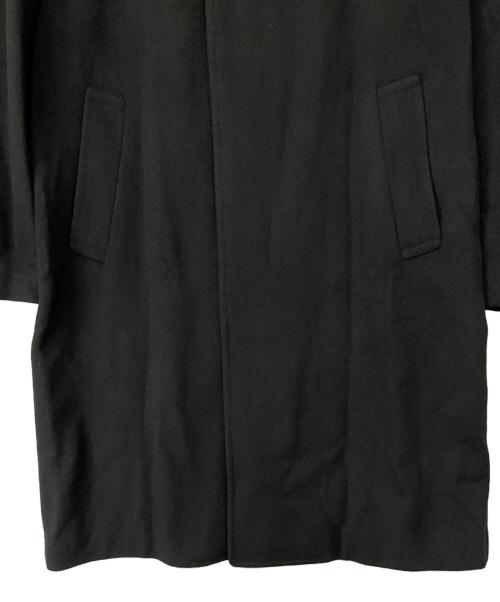 CHESTER BARRIE（チェスターバリー）CHESTER BARRIE (チェスターバリー) カシミヤコート ブラック サイズ:Mの古着・服飾アイテム