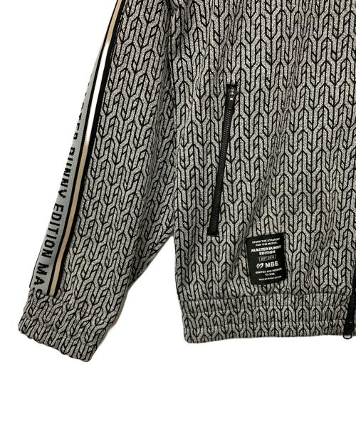 MASTER BUNNY EDITION（マスターバニーエディション）MASTER BUNNY EDITION (マスターバニーエディション) トラックジャケット風ジャケット ブラック×グレー サイズ:５の古着・服飾アイテム