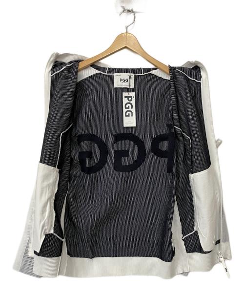 PGG（ピージージー）PGG (ピージージー) ゴルフウェアセットアップ ホワイト×ブラック サイズ:５の古着・服飾アイテム