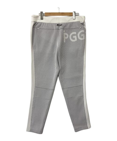 PGG（ピージージー）PGG (ピージージー) ゴルフウェアセットアップ ホワイト×ブラック サイズ:５の古着・服飾アイテム