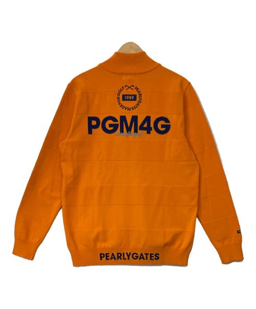 PEARLY GATES（パーリーゲイツ）PEARLY GATES (パーリーゲイツ) ゴルフウェア(トップス) オレンジ サイズ:５の古着・服飾アイテム