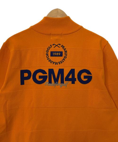 PEARLY GATES（パーリーゲイツ）PEARLY GATES (パーリーゲイツ) ゴルフウェア(トップス) オレンジ サイズ:５の古着・服飾アイテム