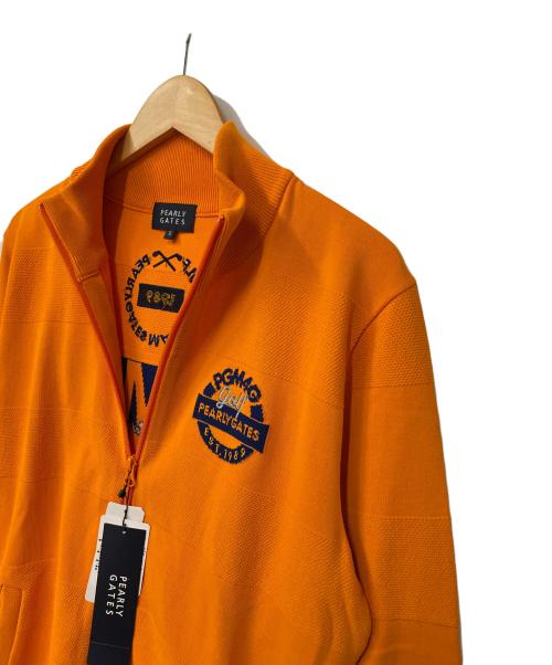 PEARLY GATES（パーリーゲイツ）PEARLY GATES (パーリーゲイツ) ゴルフウェア(トップス) オレンジ サイズ:５の古着・服飾アイテム