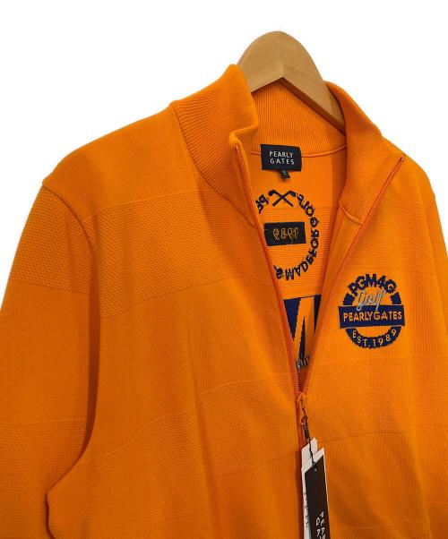 PEARLY GATES（パーリーゲイツ）PEARLY GATES (パーリーゲイツ) ゴルフウェア(トップス) オレンジ サイズ:５の古着・服飾アイテム