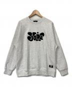 YORFヨルフ）の古着「スウェット」｜ライトグレー