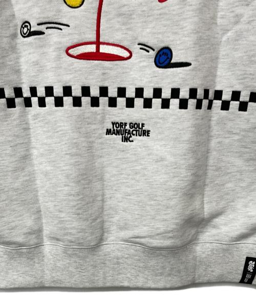 YORF（ヨルフ）YORF (ヨルフ) スウェット ライトグレー サイズ:Lの古着・服飾アイテム