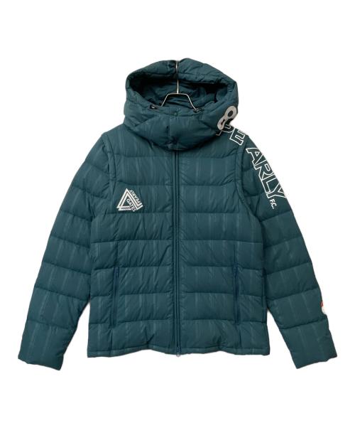 PEARLY GATES（パーリーゲイツ）PEARLY GATES (パーリーゲイツ) 撥水ダウンジャケット グリーン サイズ:6の古着・服飾アイテム