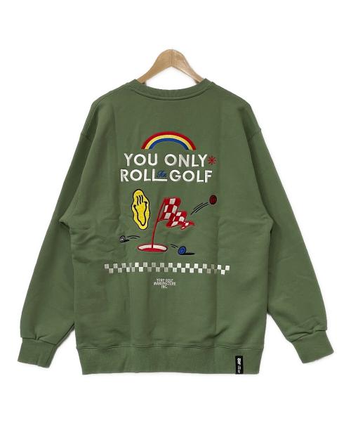 YORF（ヨルフ）YORF (ヨルフ) スウェット オリーブ サイズ:Lの古着・服飾アイテム