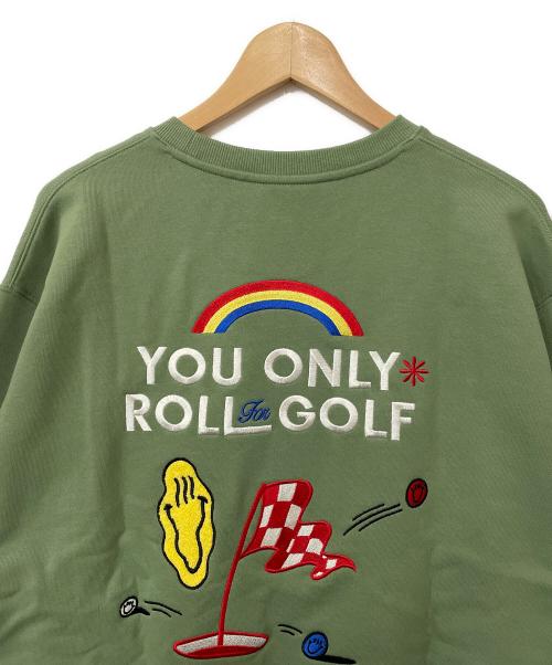YORF（ヨルフ）YORF (ヨルフ) スウェット オリーブ サイズ:Lの古着・服飾アイテム