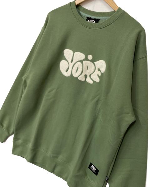 YORF（ヨルフ）YORF (ヨルフ) スウェット オリーブ サイズ:Lの古着・服飾アイテム