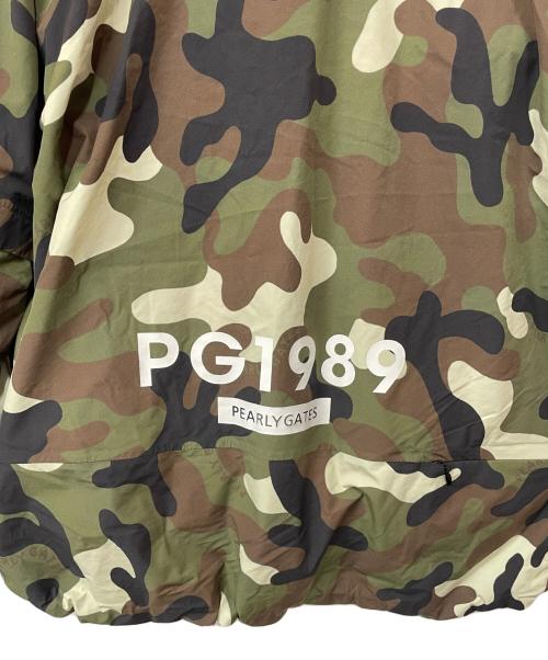 PEARLY GATES（パーリーゲイツ）PEARLY GATES (パーリーゲイツ) ゴルフウェア(トップス) オリーブ×オレンジ サイズ:5の古着・服飾アイテム