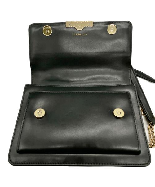 MICHAEL KORS（マイケル・コース）MICHAEL KORS (マイケルコース) チェーンショルダーバッグ ブラックの古着・服飾アイテム