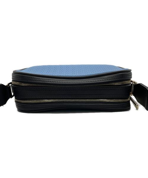 FURLA（フルラ）FURLA (フルラ) ショルダーバッグ ブルー×ブラックの古着・服飾アイテム