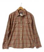Patagoniaパタゴニア）の古着「チェックシャツ」｜ピンクベージュ