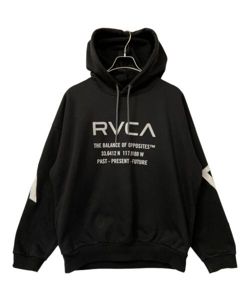 RVCA（ルーカ）RVCA (ルーカ) AZUL by moussy (アズールバイマウジー) プルオーバーパーカー ブラック サイズ:FREEの古着・服飾アイテム