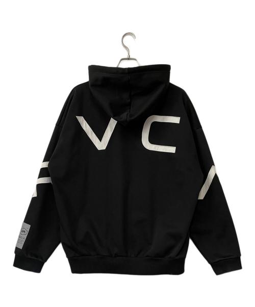 RVCA（ルーカ）RVCA (ルーカ) AZUL by moussy (アズールバイマウジー) プルオーバーパーカー ブラック サイズ:FREEの古着・服飾アイテム