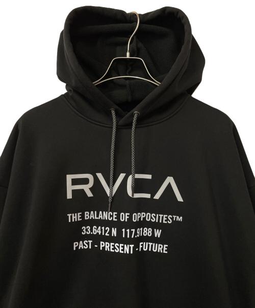 RVCA（ルーカ）RVCA (ルーカ) AZUL by moussy (アズールバイマウジー) プルオーバーパーカー ブラック サイズ:FREEの古着・服飾アイテム