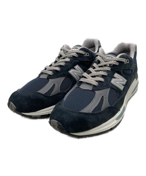 NEW BALANCE（ニューバランス）NEW BALANCE (ニューバランス) スニーカー ネイビー×グレー サイズ:27.5の古着・服飾アイテム