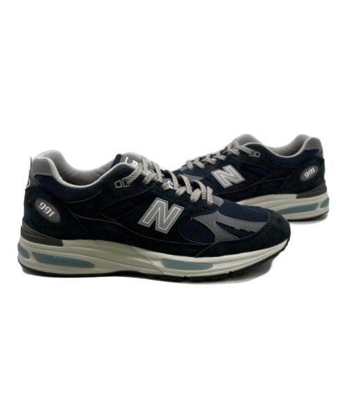 NEW BALANCE（ニューバランス）NEW BALANCE (ニューバランス) スニーカー ネイビー×グレー サイズ:27.5の古着・服飾アイテム