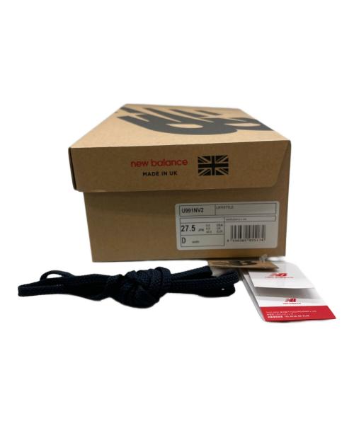 NEW BALANCE（ニューバランス）NEW BALANCE (ニューバランス) スニーカー ネイビー×グレー サイズ:27.5の古着・服飾アイテム