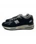 NEW BALANCE (ニューバランス) スニーカー ネイビー×グレー サイズ:27.5：23000円