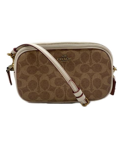 COACH（コーチ）COACH (コーチ) ショルダーバッグ ベージュの古着・服飾アイテム