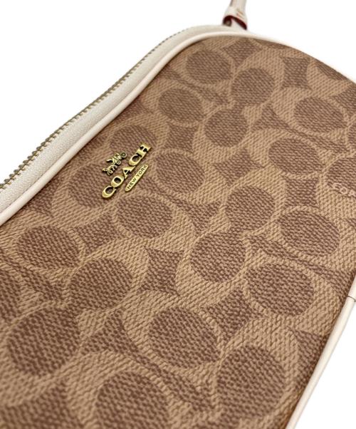COACH（コーチ）COACH (コーチ) ショルダーバッグ ベージュの古着・服飾アイテム