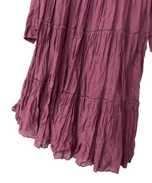 ne quittez pas（ヌキテパ）ne quittez pas (ヌキテパ) コットンワンピース パープル サイズ:不明の古着・服飾アイテム