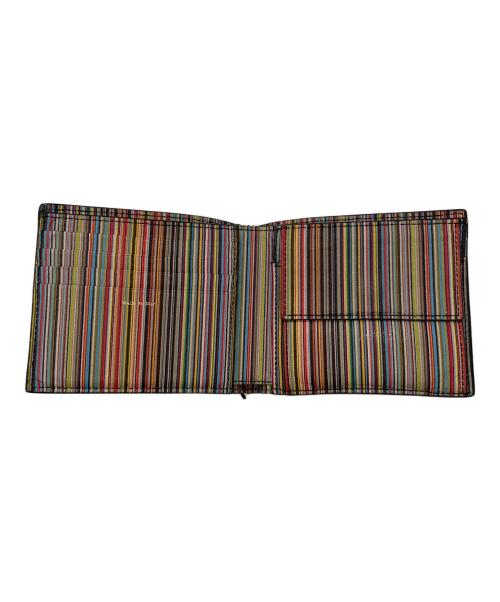 PAUL SMITH（ポールスミス）PAUL SMITH (ポールスミス) 2つ折り財布 ブラックの古着・服飾アイテム