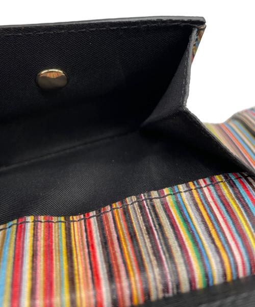 PAUL SMITH（ポールスミス）PAUL SMITH (ポールスミス) 2つ折り財布 ブラックの古着・服飾アイテム