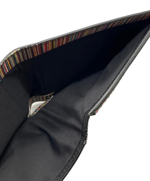 PAUL SMITH（ポールスミス）PAUL SMITH (ポールスミス) 2つ折り財布 ブラックの古着・服飾アイテム