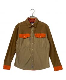 Patagonia（パタゴニア）の古着「トップス」｜カーキ×オレンジ