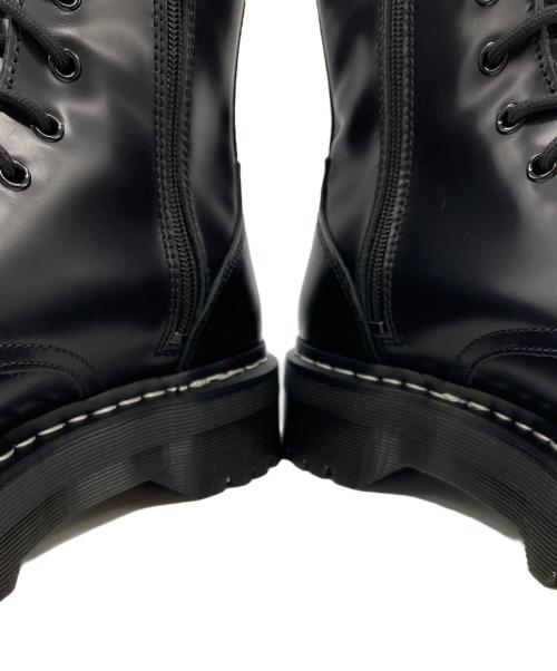 Dr.Martens（ドクターマーチン）Dr.Martens (ドクターマーチン) JADON ホワイトステッチ 8 ホール ブーツ ブラック サイズ:26の古着・服飾アイテム