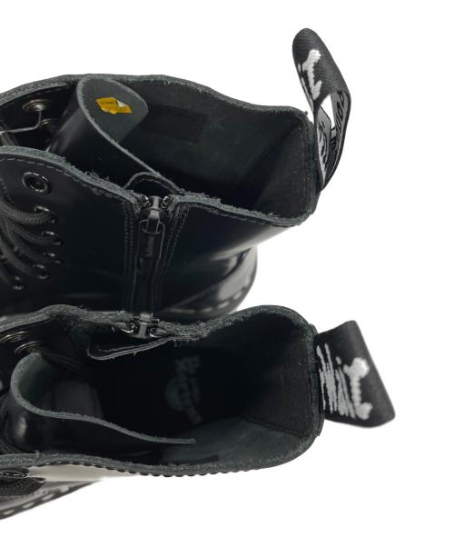 Dr.Martens（ドクターマーチン）Dr.Martens (ドクターマーチン) JADON ホワイトステッチ 8 ホール ブーツ ブラック サイズ:26の古着・服飾アイテム
