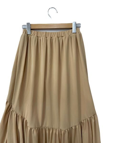 OLLUN（オルン）OLLUN (オルン) ロングスカート カーキ サイズ:Mの古着・服飾アイテム